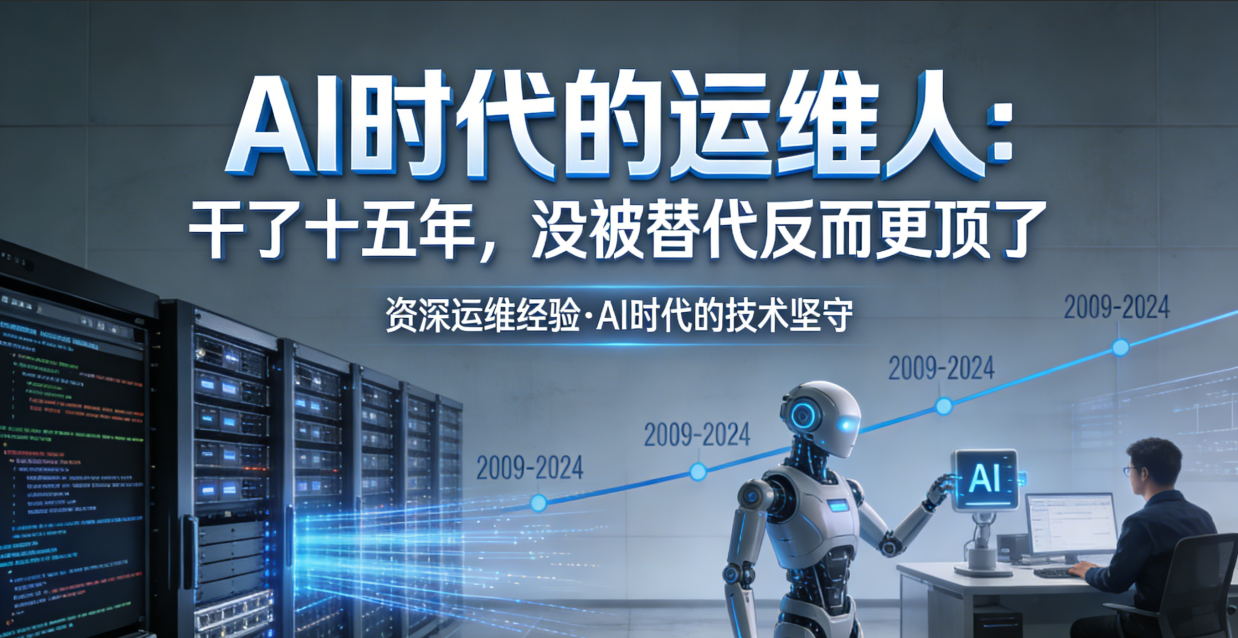 AI 时代的运维人：干了十五年，没被替代反而更顶了